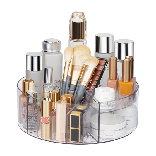 360° Makeup Rotating Perfume Organizer, Bathroom Organizer and Storage, Skincare Organizer, Lazy Susan Organizer for Vanity Cabinet Dresser Bathroom